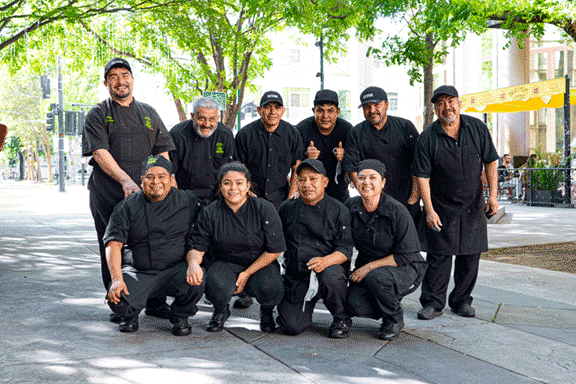The Mayahuel Chef Eduardo and Kitchen Team